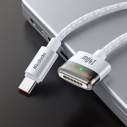 Kabel za punjenje McDodo CA-2071, USB-C - MagSafe 3, 140W, 2m, Bijeli