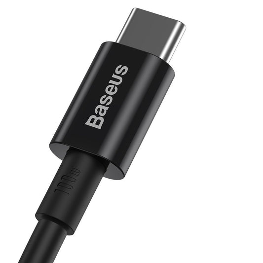 Kabel za Prijenos Podataka i Punjenje USB-C - USB-C Baseus Superior Series, 100W, 2m, Crni CATYS-C01