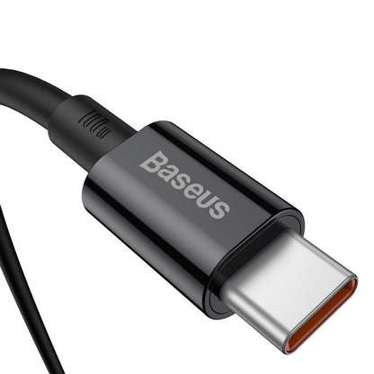 Kabel za Prijenos Podataka i Punjenje USB-C - USB-C Baseus Superior Series, 100W, 2m, Crni CATYS-C01