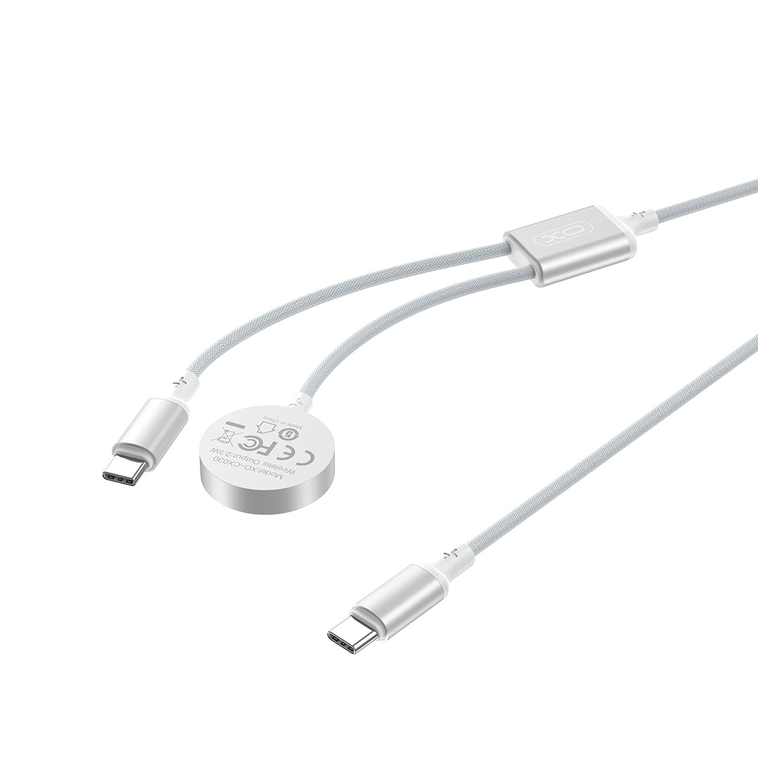 Bežični punjač XO Design CX030 za Apple Watch Series, USB-C, Bijeli