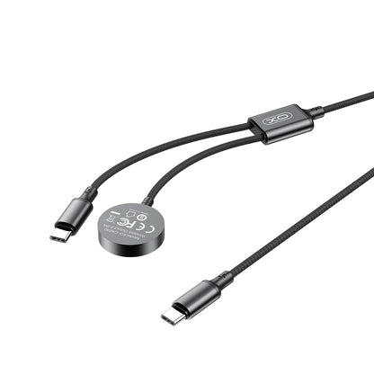 Bežični punjač XO Design CX030 za Apple Watch Series, USB-C, Crni