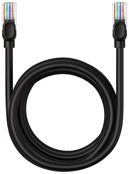 Mrežni kabel Baseus, UTP, Cat5, 3m, Crni B00133206111-04