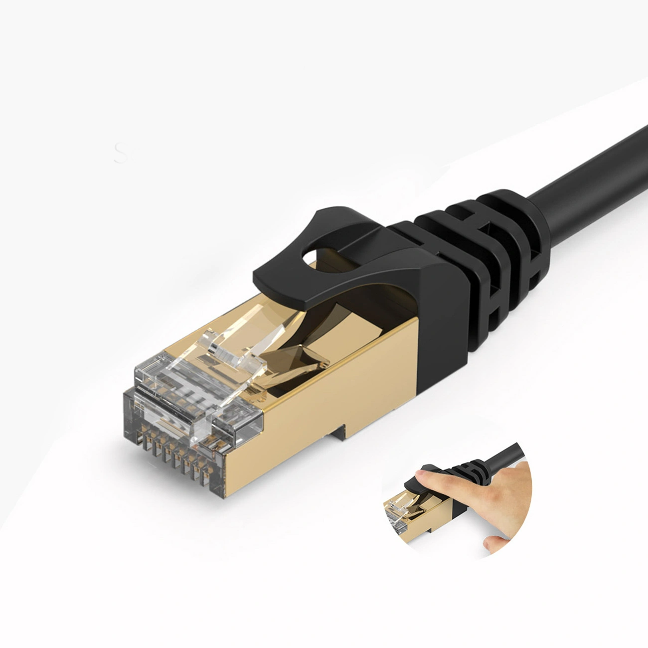 Orico PUG-C7 mrežni kabel, UTP, Cat7, 3m, Crna