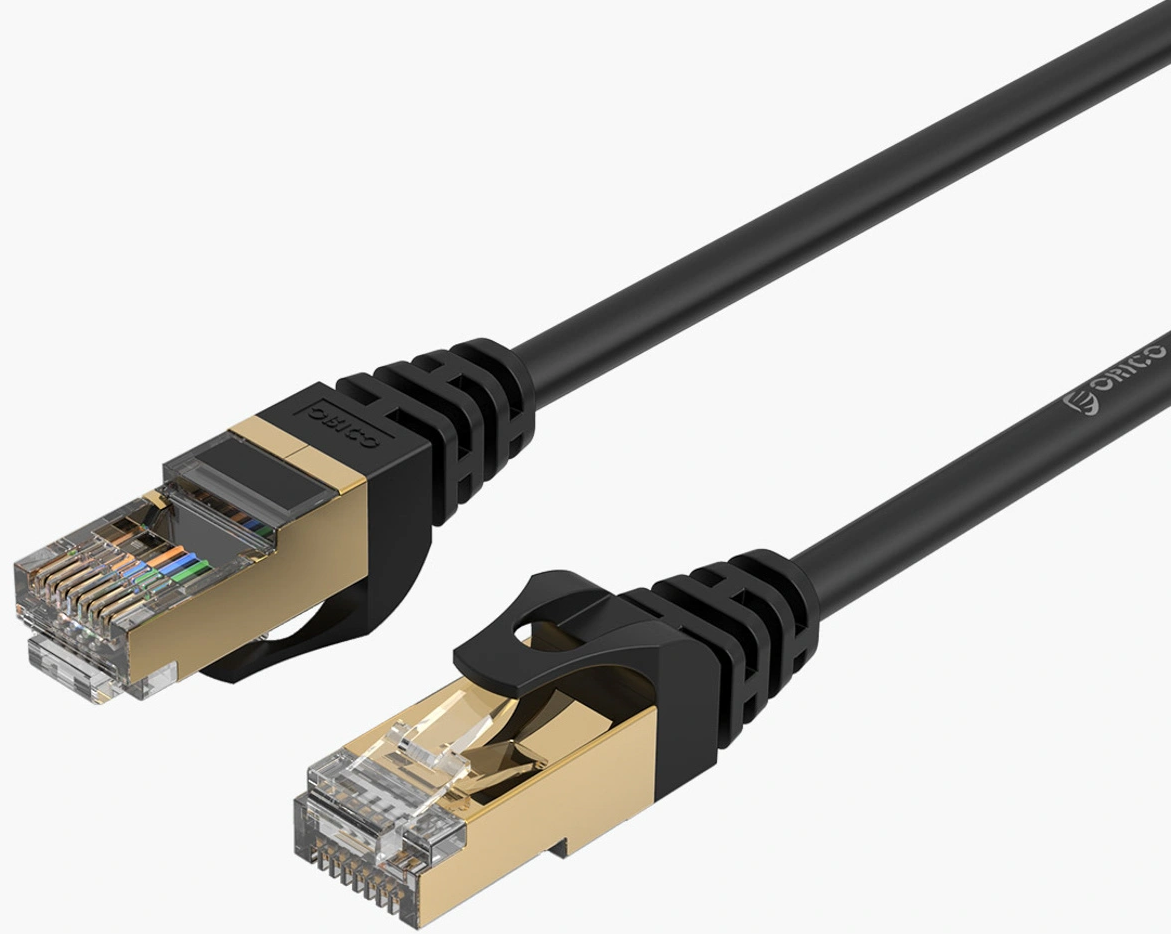 Orico PUG-C7 mrežni kabel, UTP, Cat7, 3m, Crna