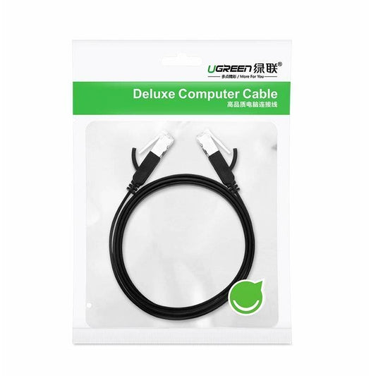Mrežni kabel UGREEN NW101 Flat, UTP, Cat6, 1m, crni
