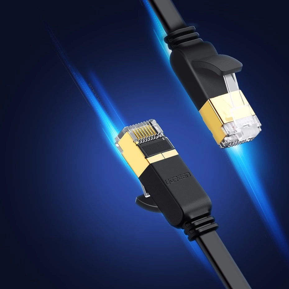 Mrežni kabel UGREEN NW106 Flat, UTP, Cat7, 3m, crni