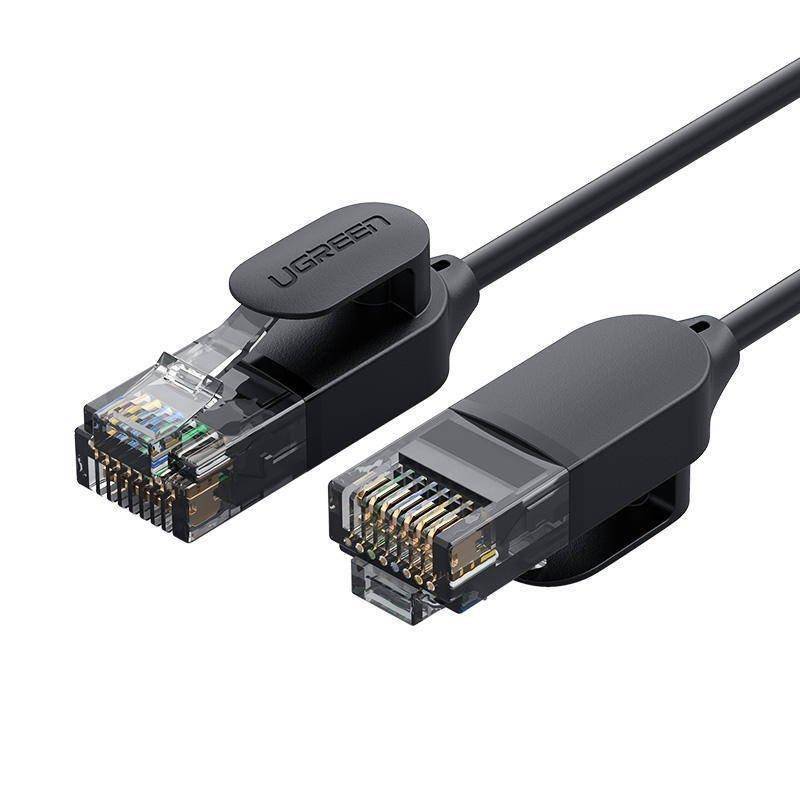 Mrežni kabel UGREEN NW122, UTP, Cat6A, 1m, crni