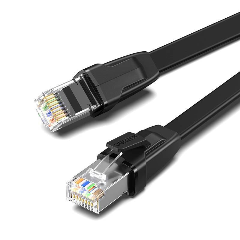 Mrežni kabel UGREEN NW134 Flat, UTP, Cat8, 1m, crni