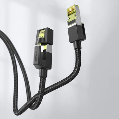 Network Cable UGREEN NW150, UTP, Cat7, 2m, Black 