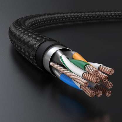 Network Cable UGREEN NW150, UTP, Cat7, 2m, Black 