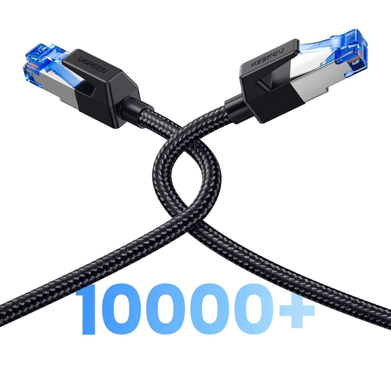 Mrežni kabel UGREEN NW153, UTP, Cat8, 1.5m, crni