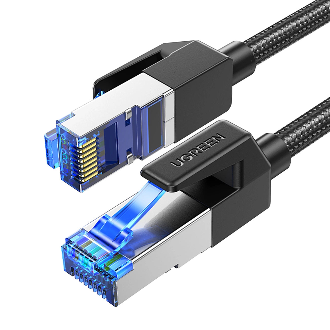 Mrežni kabel UGREEN NW153, UTP, Cat8, 1.5m, crni