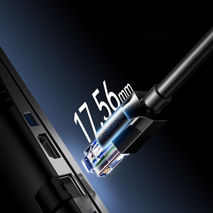 Mrežni kabel UGREEN NW316, UTP, Cat6, 8m, Crni