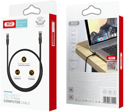 Mrežni kabel XO Design GB007, UTP, Cat6, 1m, Crni