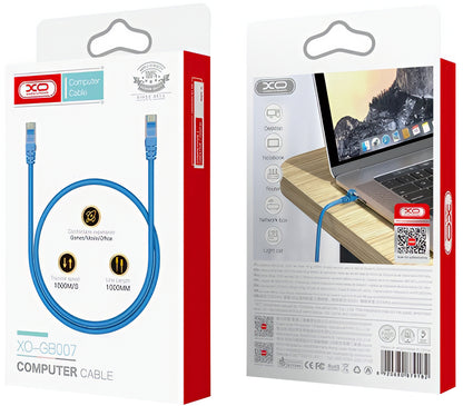 Mrežni kabel XO Design GB007, UTP, Cat6, 1m, Plavi