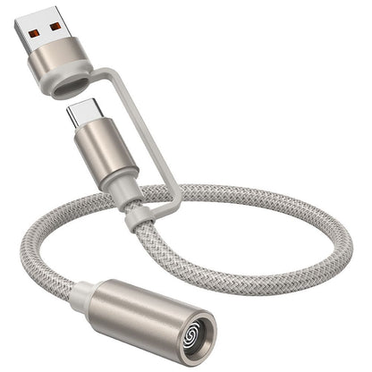 Električni upaljač HOCO UA38B, USB-C / USB-A, 0,3m, Zlatni