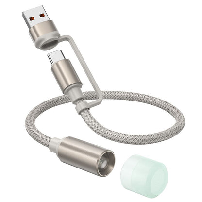 Kabel Led HOCO UA38C, USB-C / USB-A, 0.3m, Zlatni