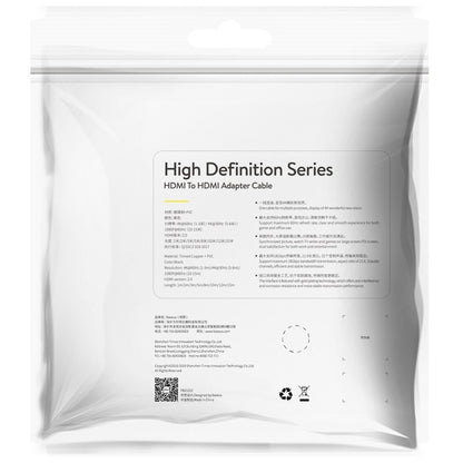 Video kabel Baseus visoke definicije, HDMI - HDMI, 8K, 1m, Crni CAKGQ-J01