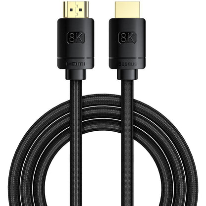 Video kabel Baseus visoke definicije, HDMI - HDMI, 8K, 2m, Crni CAKGQ-K01