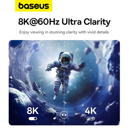 Audio i Video USB-C - DisplayPort kabel Baseus Ultra Clarity, 8K, 1.5m, crni B0063370D111-00