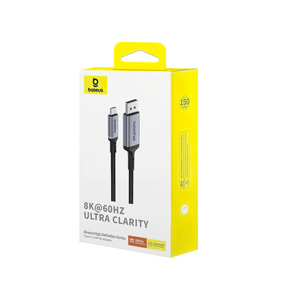 Audio i Video USB-C - DisplayPort kabel Baseus Ultra Clarity, 8K, 1.5m, crni B0063370D111-00