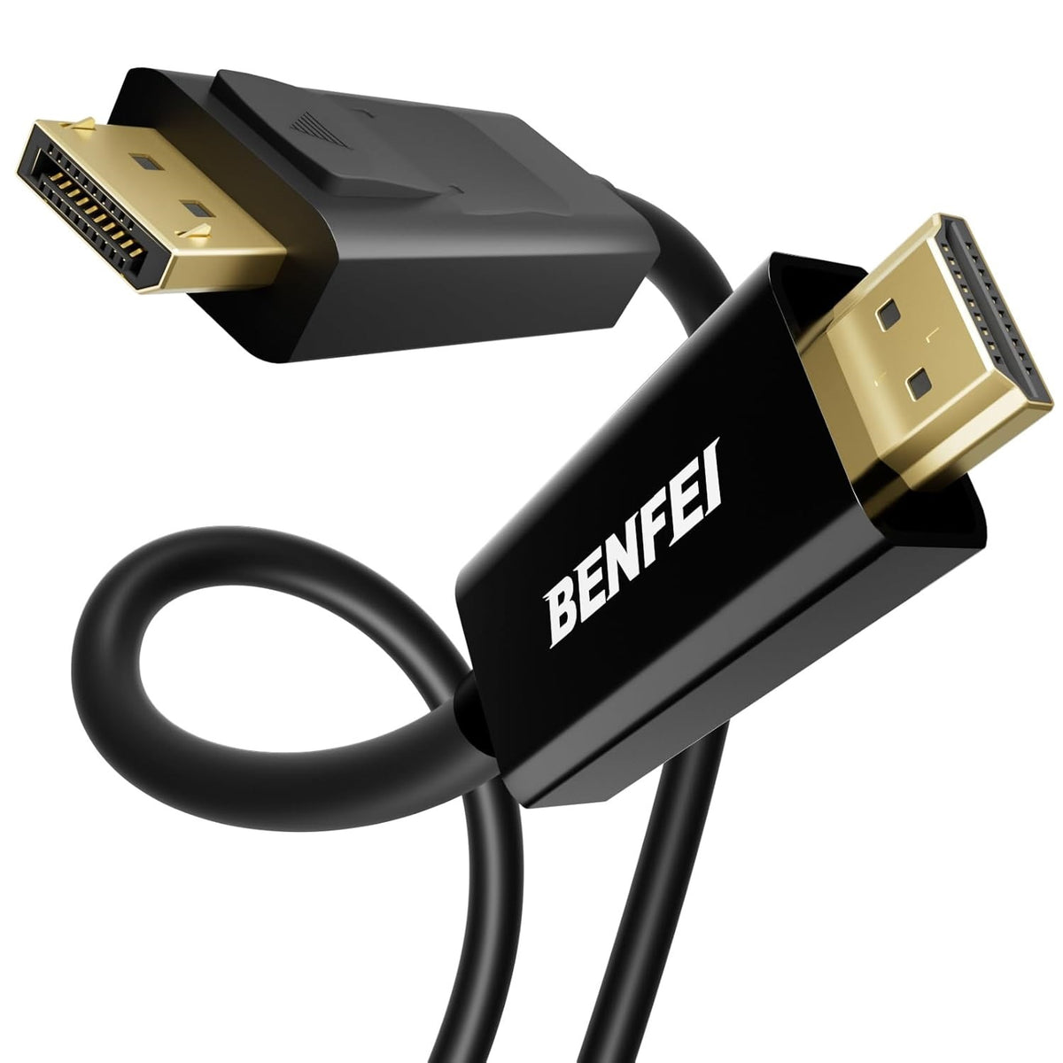 Benfei video kabel, DisplayPort - HDMI, 4K, 1.8m, Crna