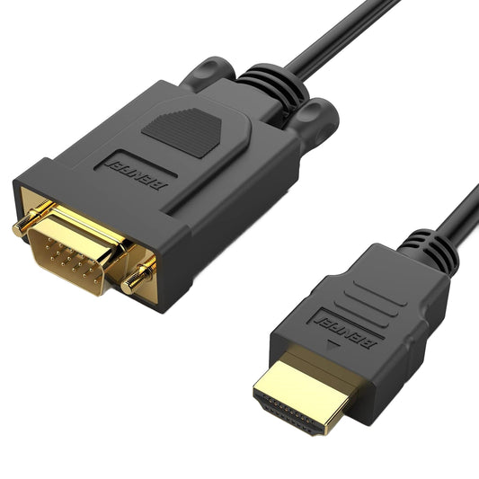 Video kabel Benfei, HDMI - VGA, 1080P, 0.9m, Crna