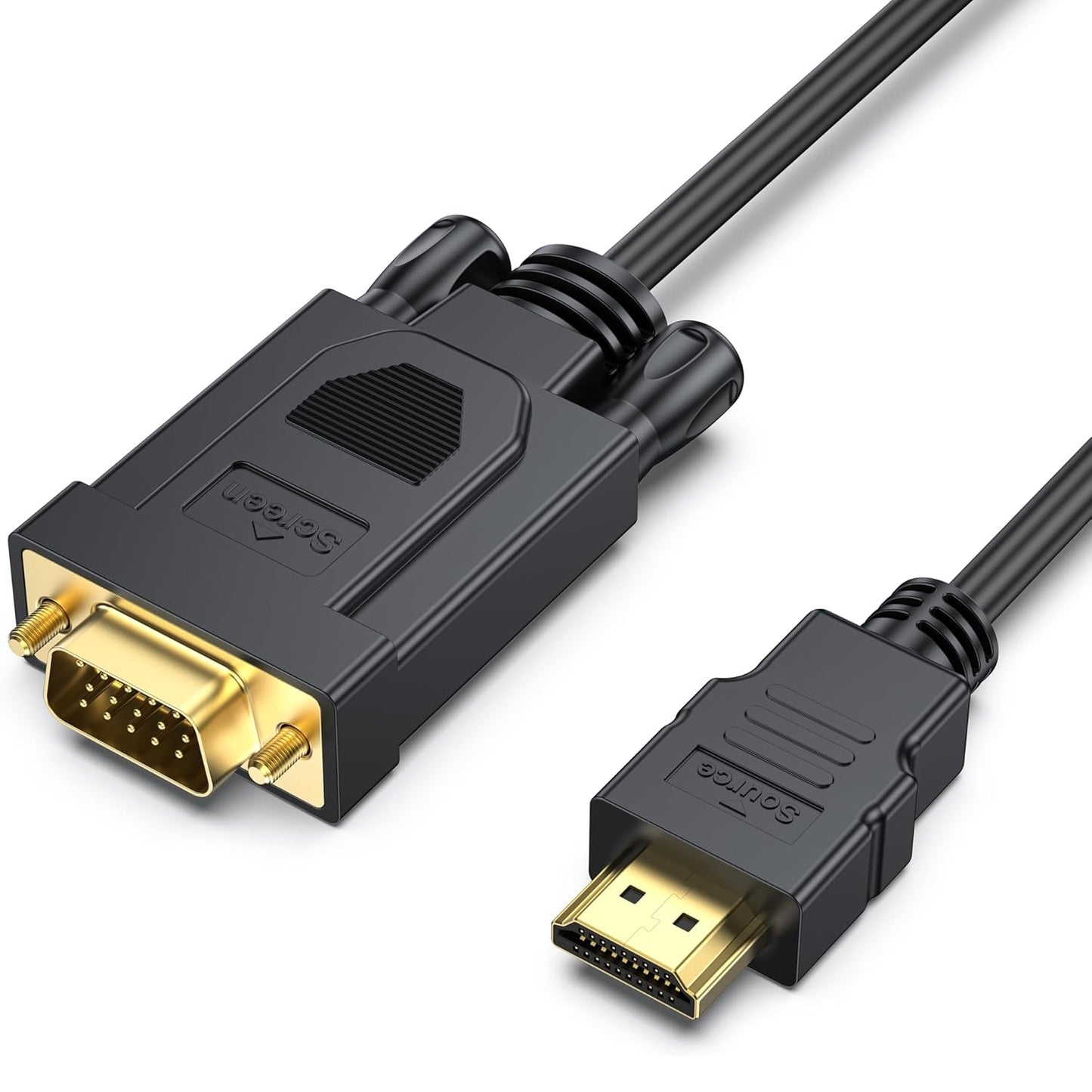 Benfei video kabel, HDMI - VGA, 1080P, 1.8m, Crna