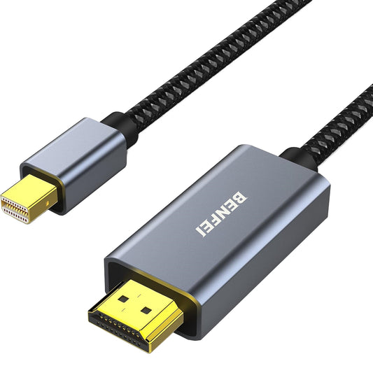 Video kabel Benfei, MiniDisplayPort - HDMI, 4K, 0,9m, Siva
