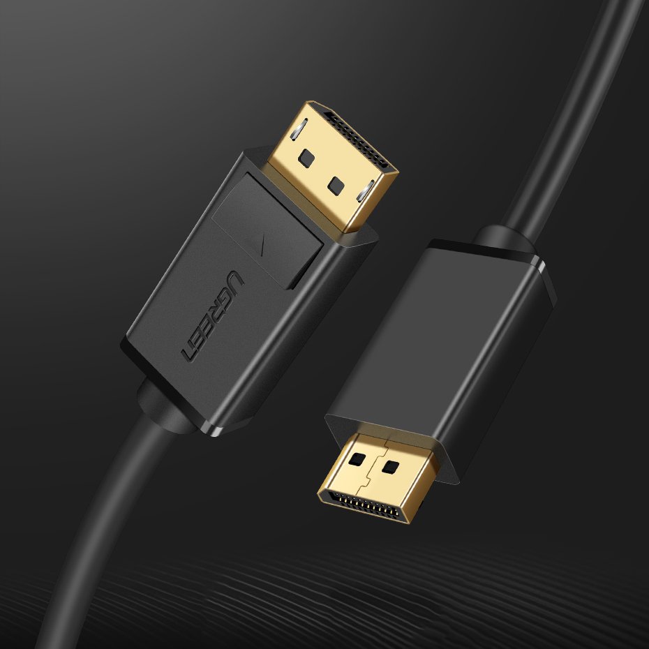 Video kabel UGREEN DP102, DisplayPort - DisplayPort, 4K, 1.5m, Crni
