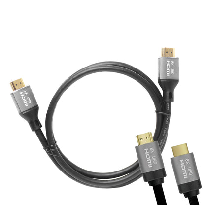 Video kabel LTC Gold, HDMI - HDMI, 8K, 1m, Crna