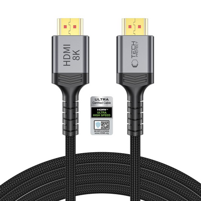 Video kabel Tech-Protect Ultraboost 2, HDMI - HDMI, 8K, 3m, Crna