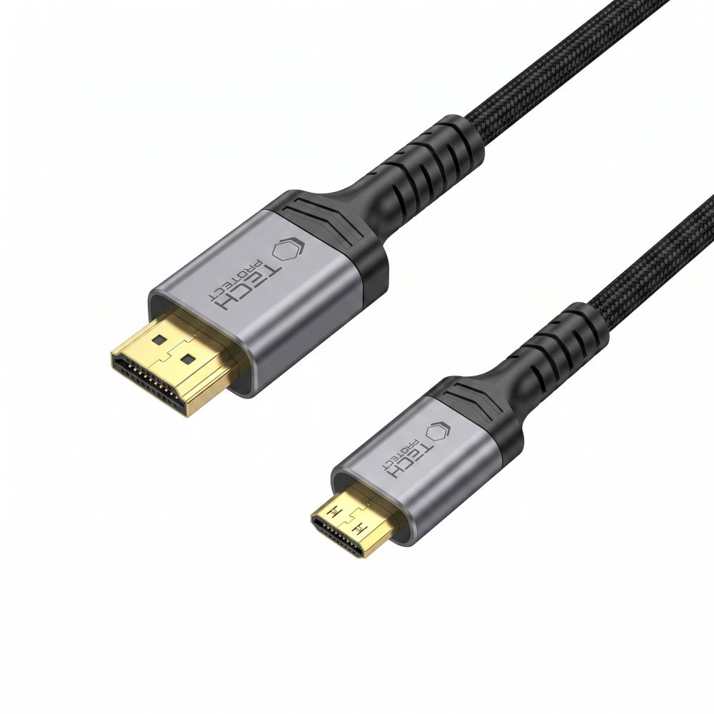 Video kabel Tech-Protect Ultraboost 2, miniHDMI - HDMI, 8K, 2m, Crna