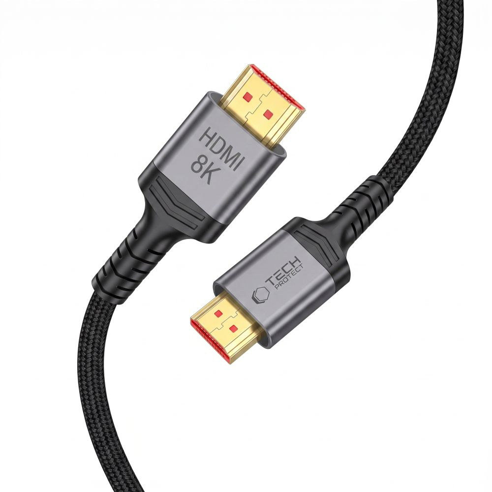 Video kabel Tech-Protect Ultraboost 2, HDMI - HDMI, 8K, 1m, Crna