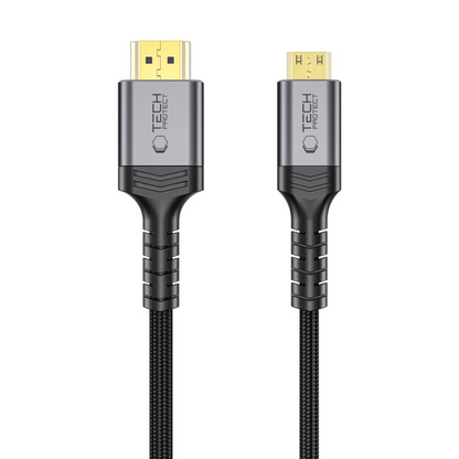 Video kabel Tech-Protect Ultraboost 2, miniHDMI - HDMI, 8K, 2m, Crna