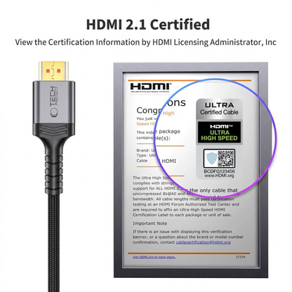 Video kabel Tech-Protect Ultraboost 2, HDMI - HDMI, 8K, 1m, Crna