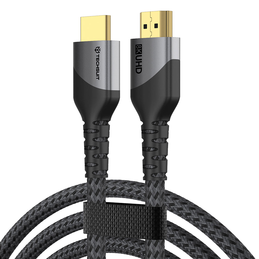 Video kabel Techsuit NexusVision Pro CX3, HDMI - HDMI, 8K, 2m, Siva