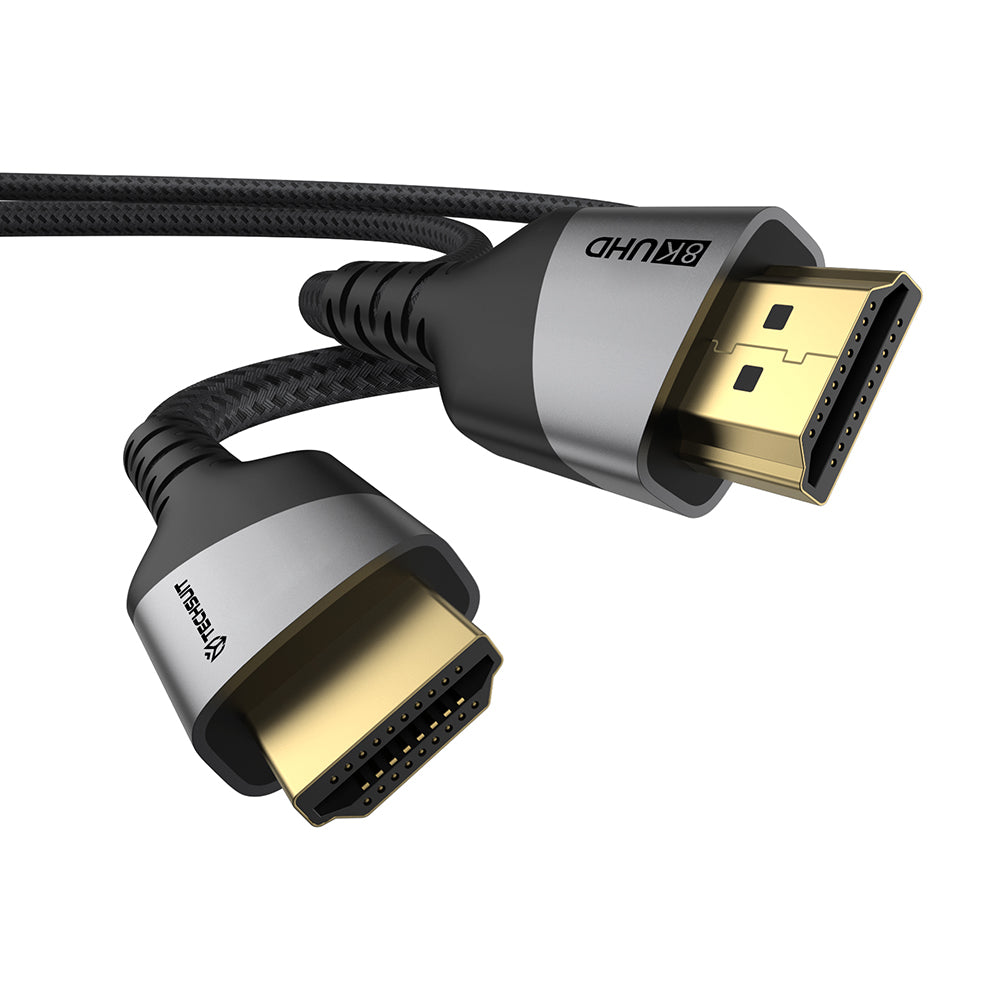 Video kabel Techsuit NexusVision Pro CX3, HDMI - HDMI, 8K, 2m, Siva
