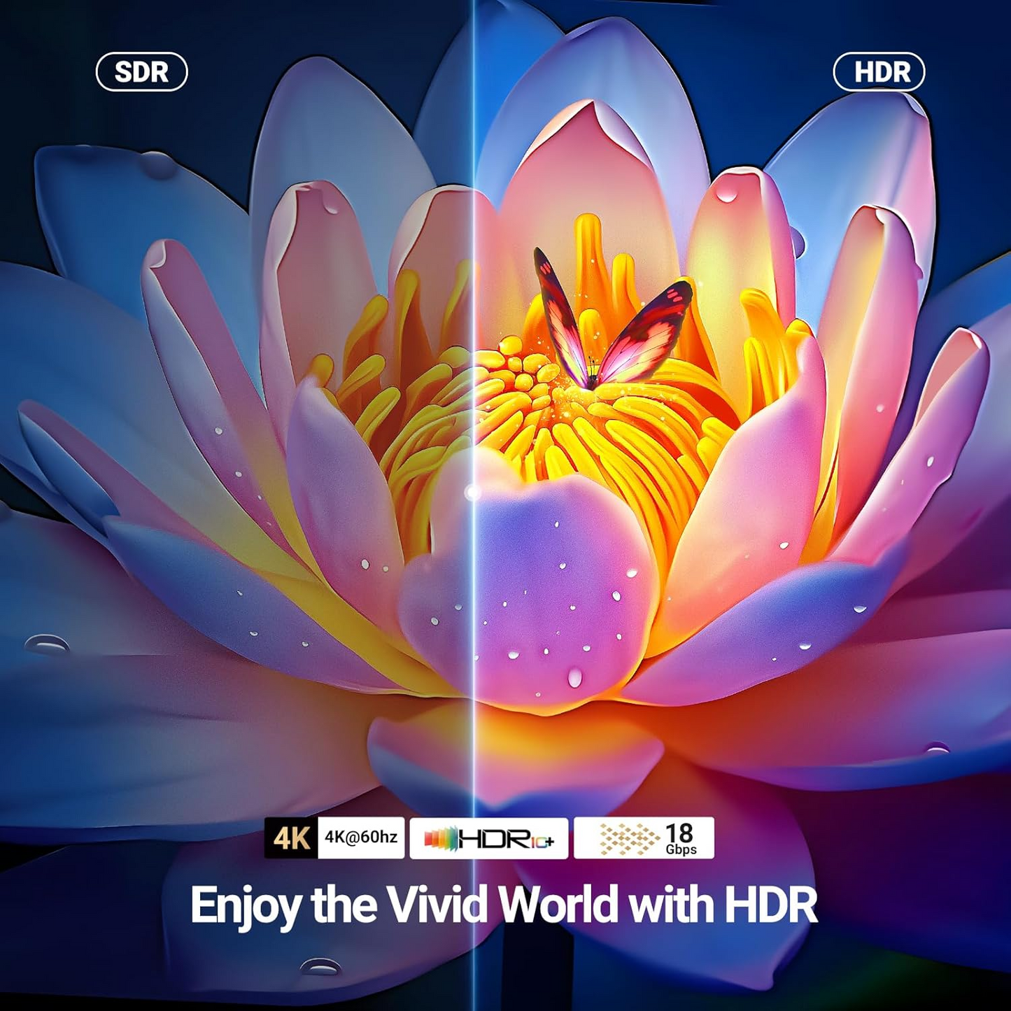 Video kabel UGREEN HD118, HDMI - HDMI, 4K, 1.5m, Crni