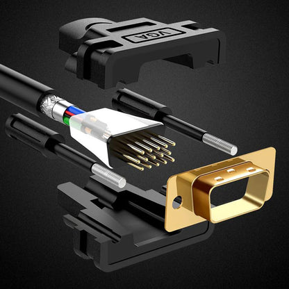 Video kabel UGREEN VG101 (11633), VGA - VGA, 10m, Crna