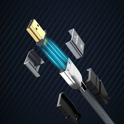 Video kabel WZK Ultraboost, HDMI - HDMI, 8K, 3m, sivi WHDMI-30