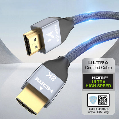 Video kabel WZK Ultraboost, HDMI - HDMI, 8K, 3m, sivi WHDMI-30