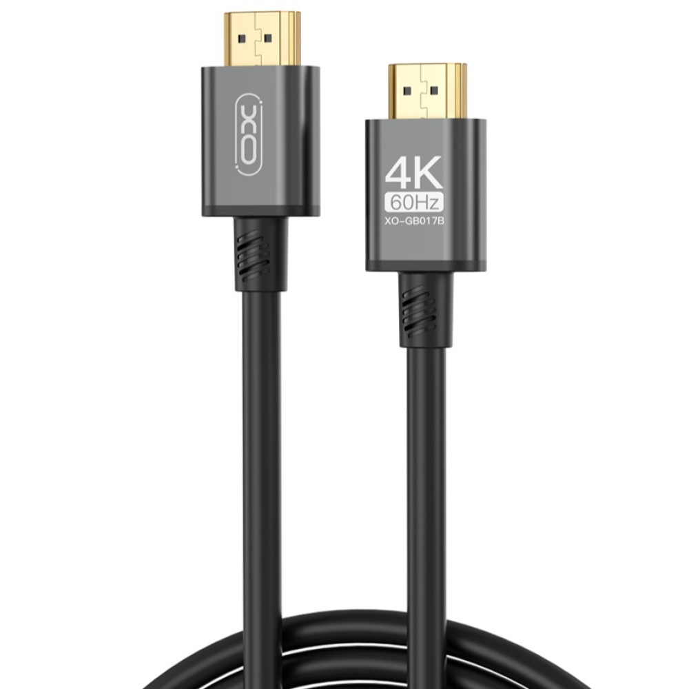Video kabel XO Design GB017B, HDMI - HDMI, 4K, 5m, Crni