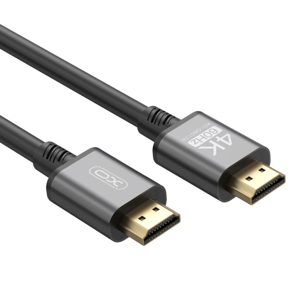 Video kabel XO Design GB017B, HDMI - HDMI, 4K, 5m, Crni
