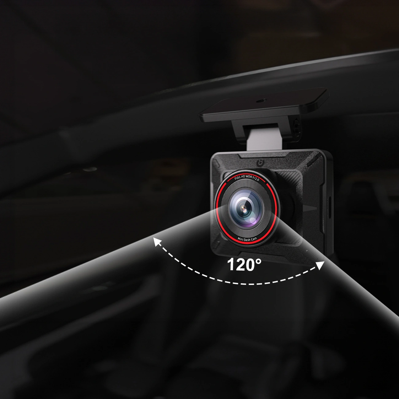 Akeeyo P1 Auto Kamera, 1080P, Wi-Fi
