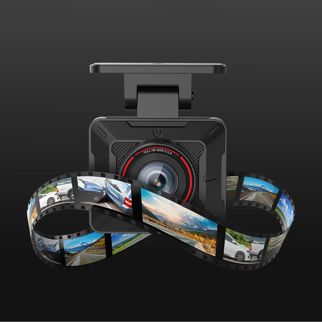 Akeeyo P1 Auto Kamera, 1080P, Wi-Fi