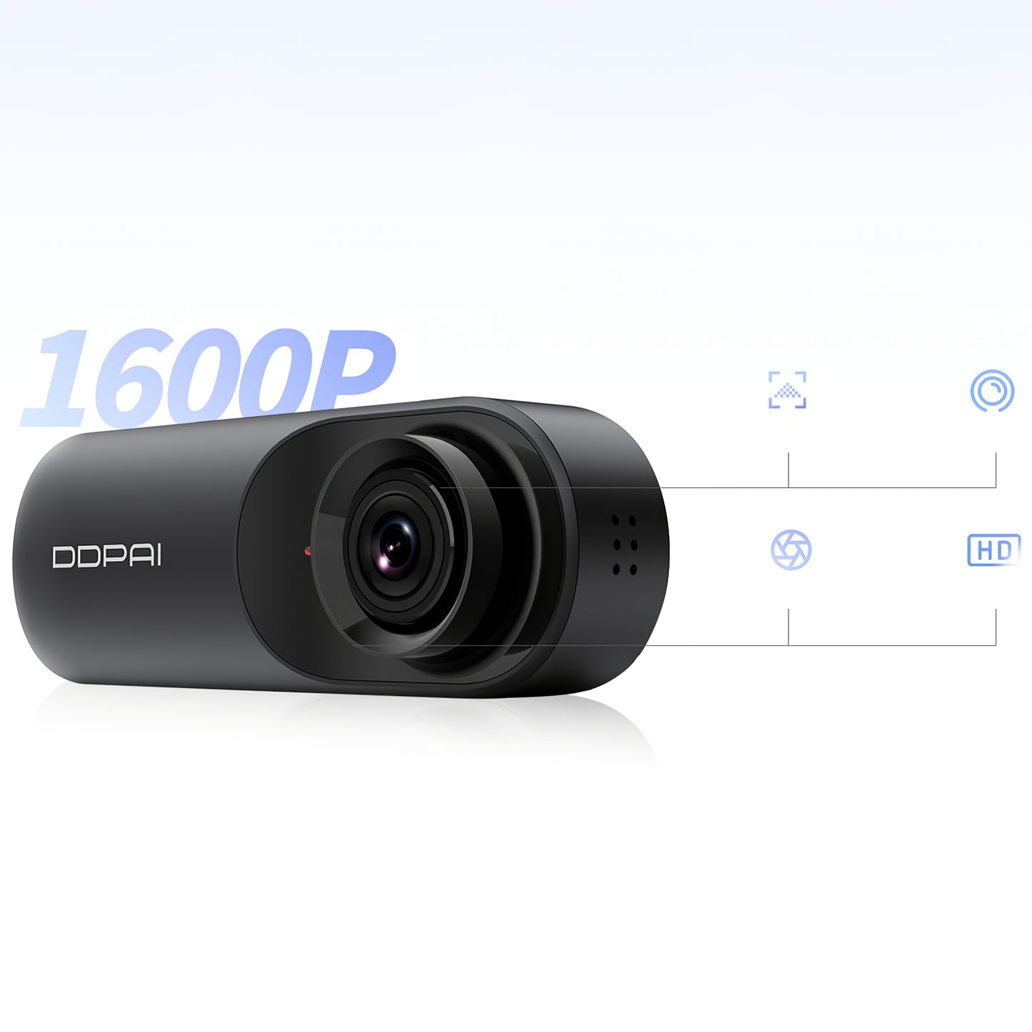 Auto kamera Prednja Zadnja DDPAI mola N3 Pro, 1600P, Wi-Fi