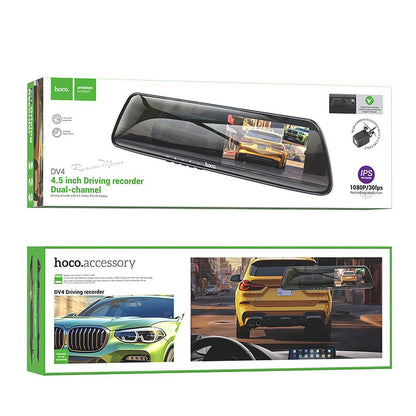 Auto kamera Prednja Zadnja HOCO DV4 Mirror, Zaslon 4.5inch