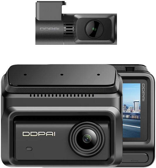 Auto kamera prednja stražnja DDPAI Z90 Dual, 4K, 64Gb, Wi-Fi, GPS, Zaslon 3 inča
