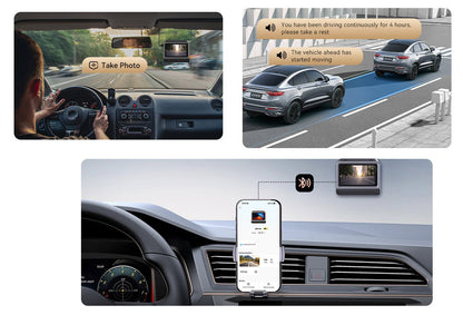 Pomoćna prednja i stražnja auto kamera DDPAI Z60 Pro 3-CH, 4K, Wi-Fi, GPS, zaslon 3 inča